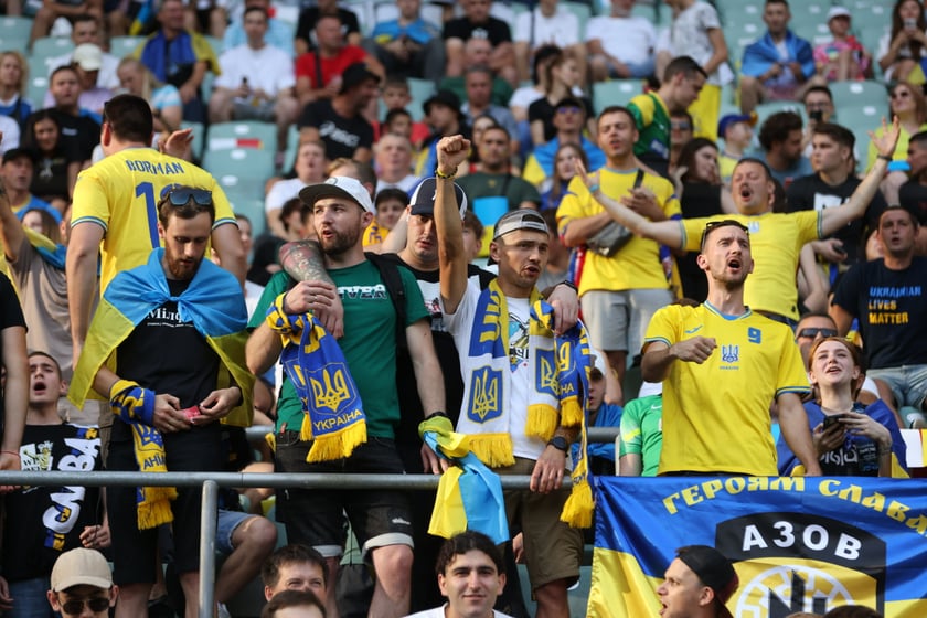 Mecz Ukraina - Anglia we Wrocławiu