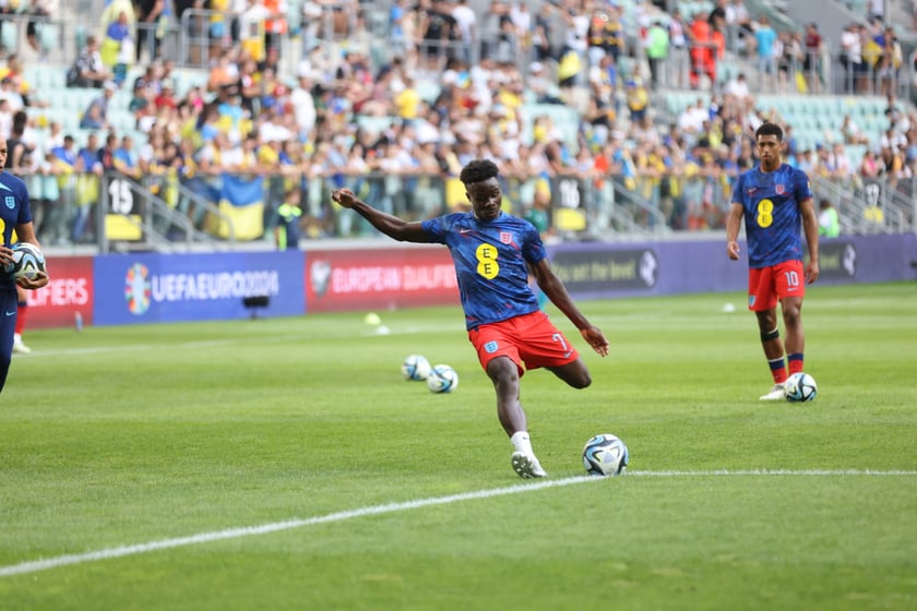 Mecz Ukraina - Anglia we Wrocławiu