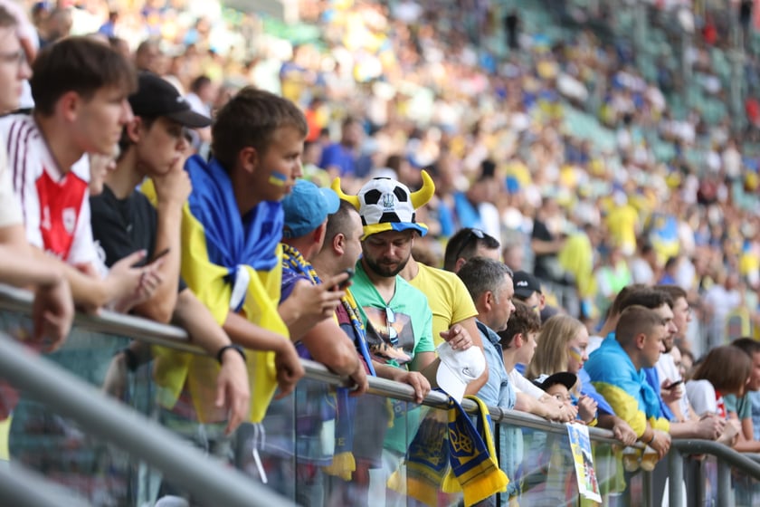 Mecz Ukraina - Anglia we Wrocławiu