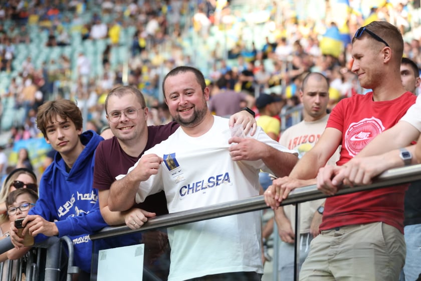 Mecz Ukraina - Anglia we Wrocławiu