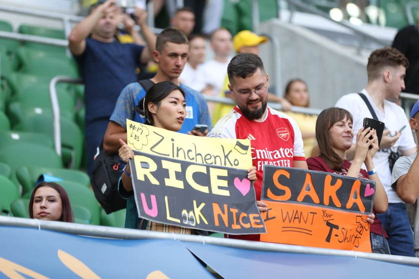 Mecz Ukraina - Anglia we Wrocławiu