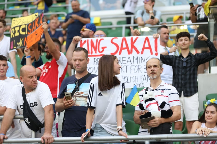 Mecz Ukraina - Anglia we Wrocławiu