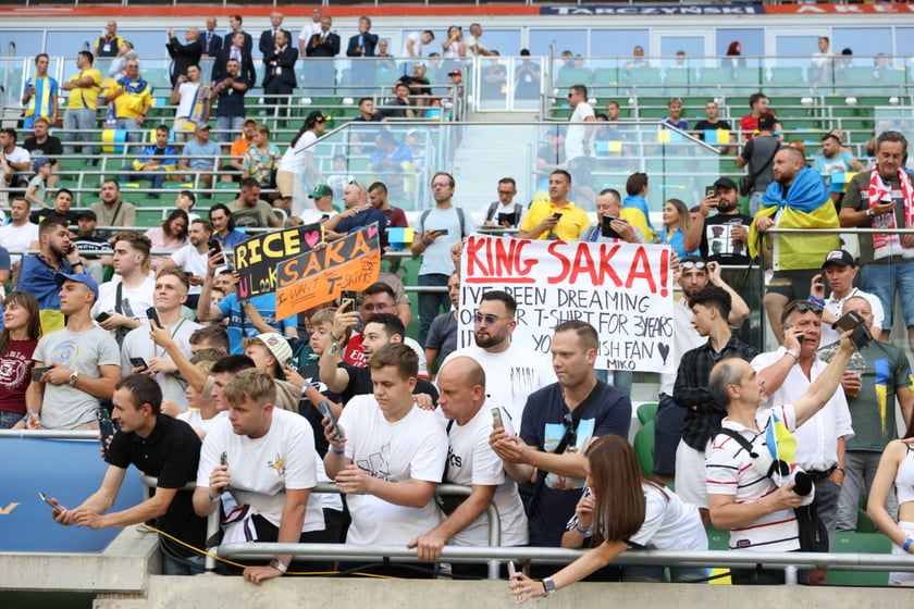 Mecz Ukraina - Anglia we Wrocławiu