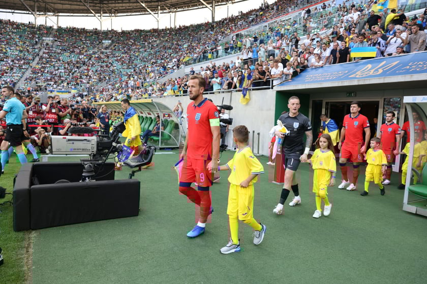 Mecz Ukraina - Anglia we Wrocławiu