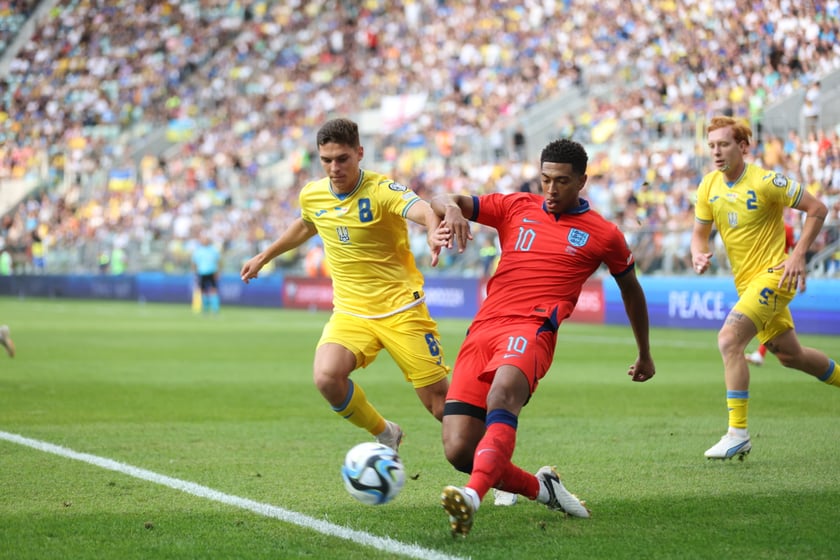 Mecz Ukraina - Anglia we Wrocławiu