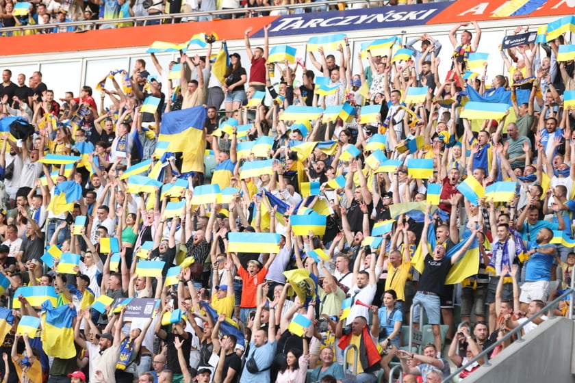 Mecz Ukraina - Anglia we Wrocławiu