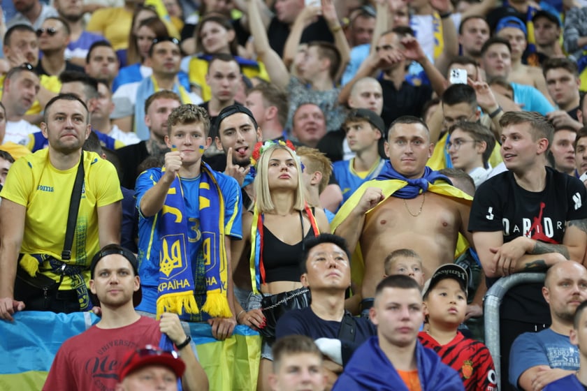 Mecz Ukraina - Anglia we Wrocławiu