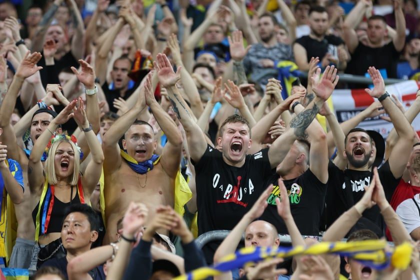 Mecz Ukraina - Anglia we Wrocławiu