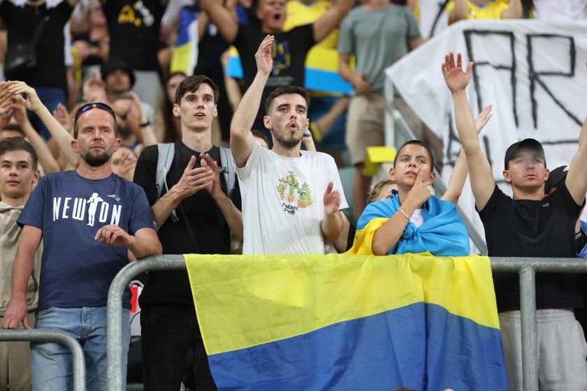 Mecz Ukraina - Anglia we Wrocławiu