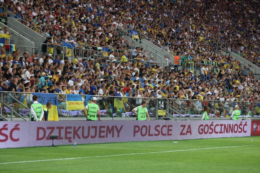 Mecz Ukraina - Anglia we Wrocławiu