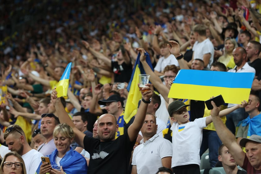Mecz Ukraina - Anglia we Wrocławiu