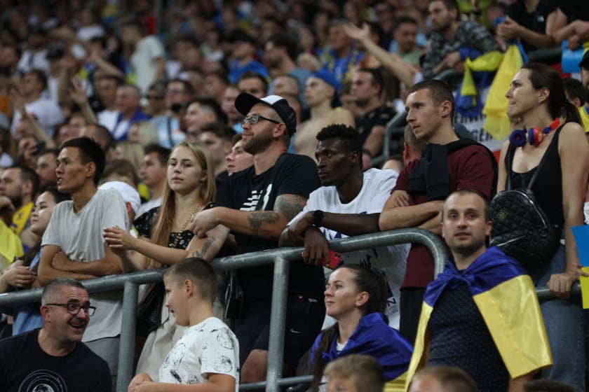 Mecz Ukraina - Anglia we Wrocławiu