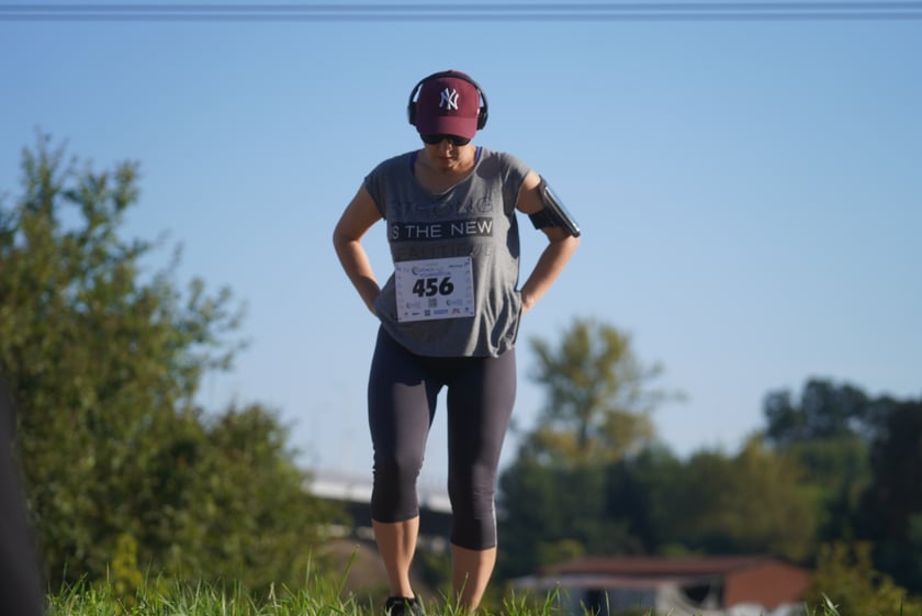 Biegacze i kibice na Orthos H2O Wrocław Półmaratonie