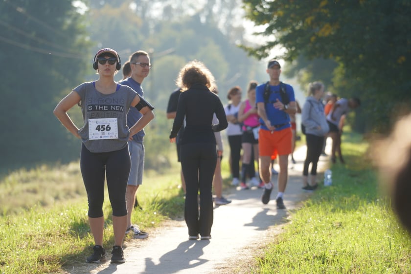 Biegacze i kibice na Orthos H2O Wrocław Półmaratonie