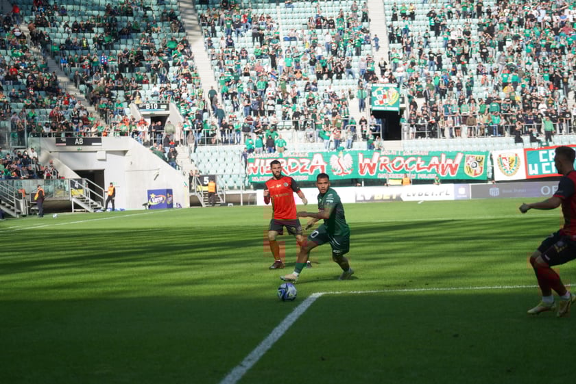 Śląsk Wrocław - Górnik Zabrze. Zdjęcia kibiców