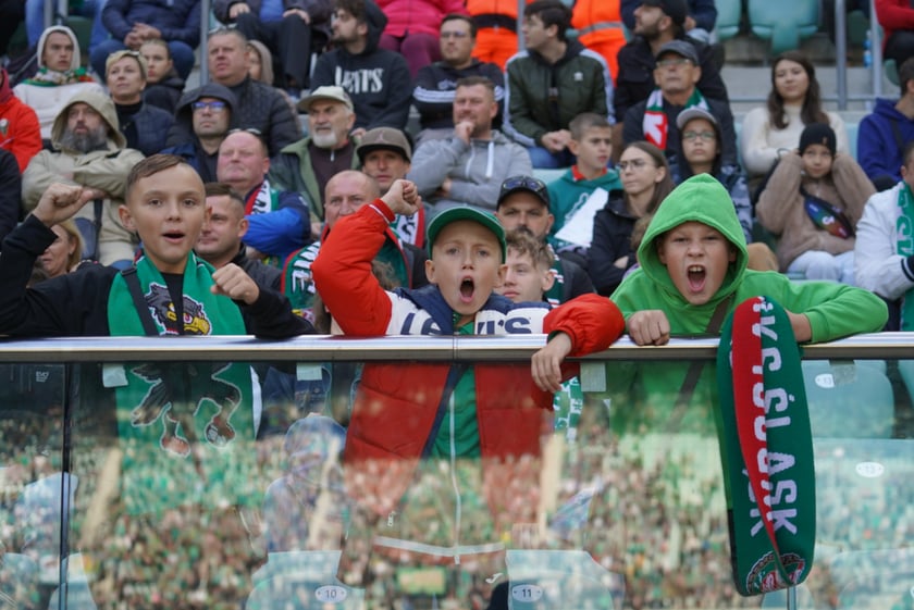 Śląsk Wrocław - Górnik Zabrze. Zdjęcia kibiców