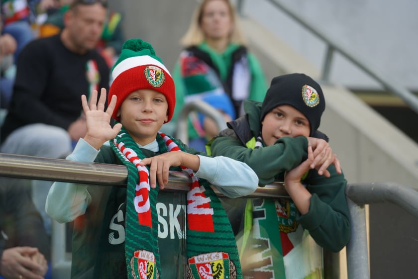 Śląsk Wrocław - Górnik Zabrze. Zdjęcia kibiców