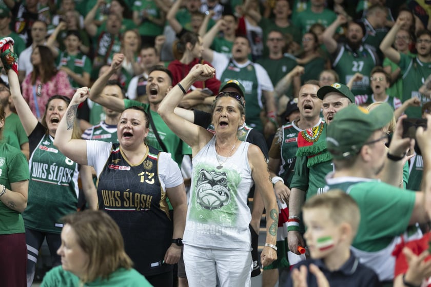 Finały PLK 2022/2023 w hali Stulecia: Śląsk Wrocław vs. King Wilki Morskie Szczecin, czerwiec 2023