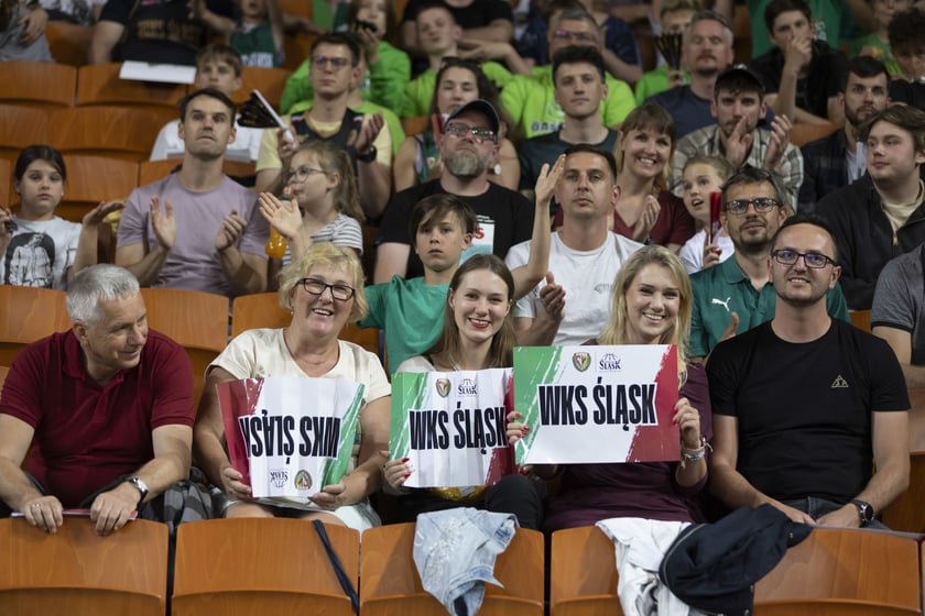 Finały PLK 2022/2023 w hali Stulecia: Śląsk Wrocław vs. King Wilki Morskie Szczecin, czerwiec 2023