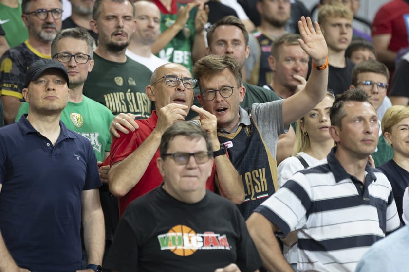 Finały PLK 2022/2023 w hali Stulecia: Śląsk Wrocław vs. King Wilki Morskie Szczecin, czerwiec 2023