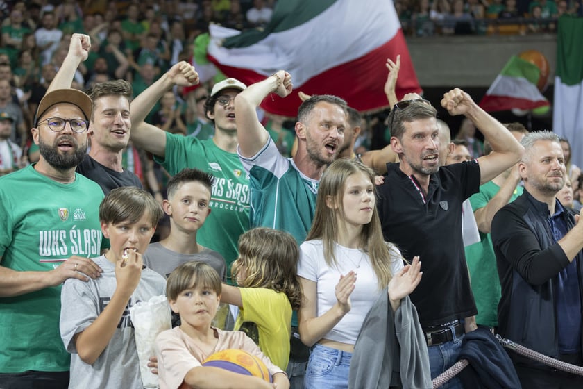Finały PLK 2022/2023 w hali Stulecia: Śląsk Wrocław vs. King Wilki Morskie Szczecin, czerwiec 2023