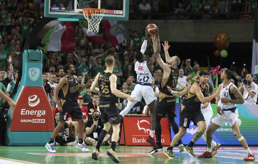 Finały PLK 2022/2023 w hali Stulecia: Śląsk Wrocław vs. King Wilki Morskie Szczecin, czerwiec 2023