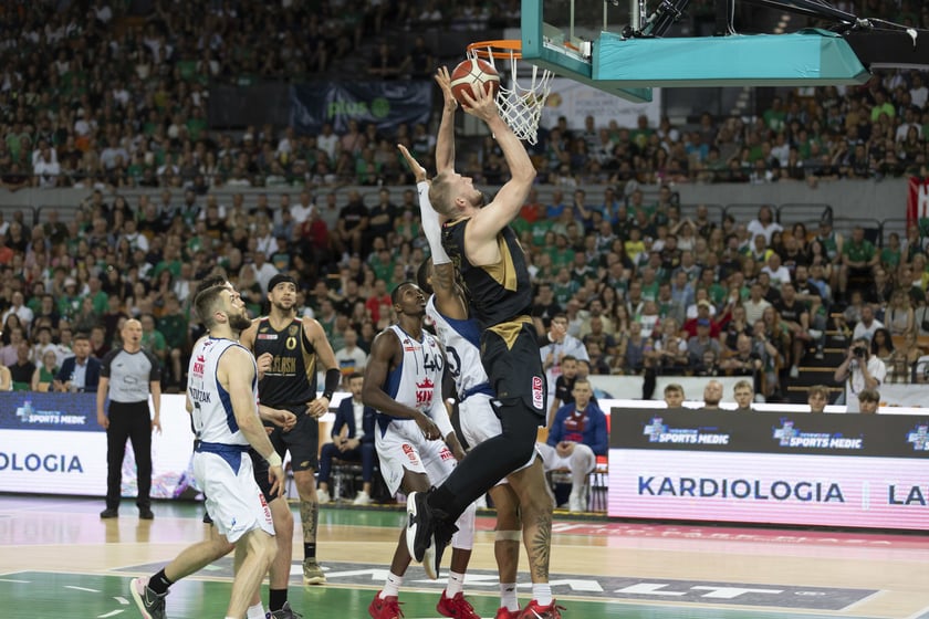 Finały PLK 2022/2023 w hali Stulecia: Śląsk Wrocław vs. King Wilki Morskie Szczecin, czerwiec 2023