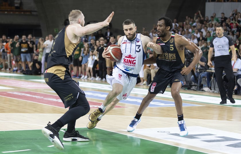 Finały PLK 2022/2023 w hali Stulecia: Śląsk Wrocław vs. King Wilki Morskie Szczecin, czerwiec 2023