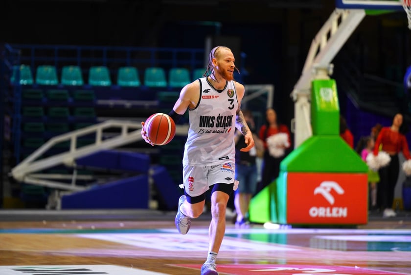 Mecz koszykówki Śląsk Wrocław - Sokół Łańcut, Hala Orbita, 27.04.2024