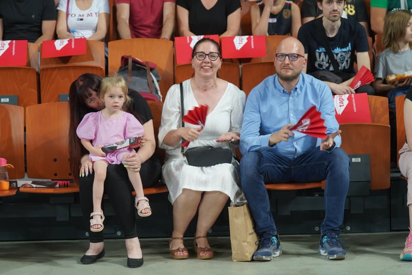 Mecz Śląska Wrocław z Treflem Sopot w Hali Stulecia.