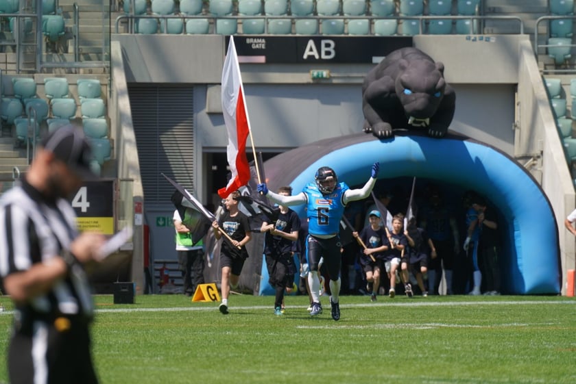 Mecz Panthers Wrocław - Berlin Thunder na Tarczyński Arenie i kibice - 26 maja