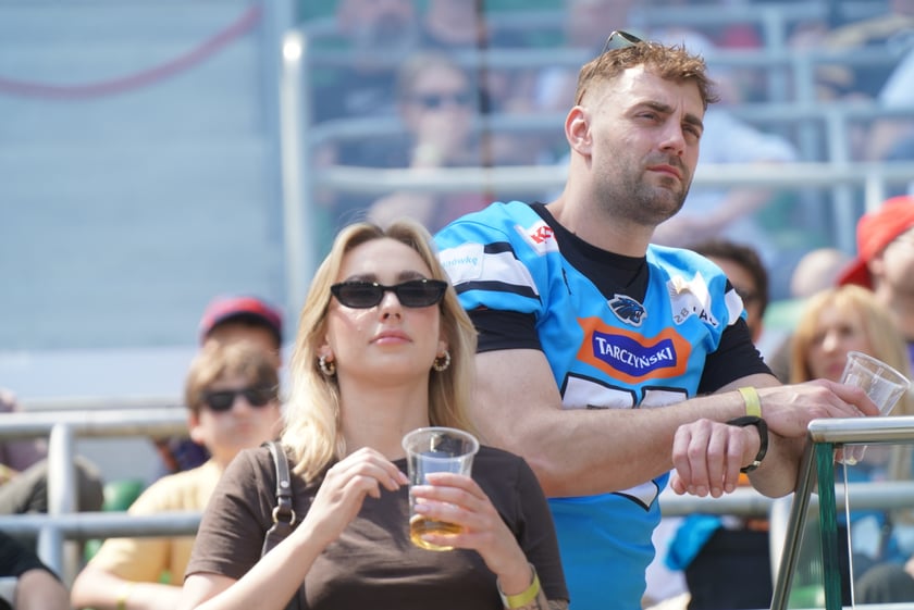 Mecz Panthers Wrocław - Berlin Thunder na Tarczyński Arenie i kibice - 26 maja