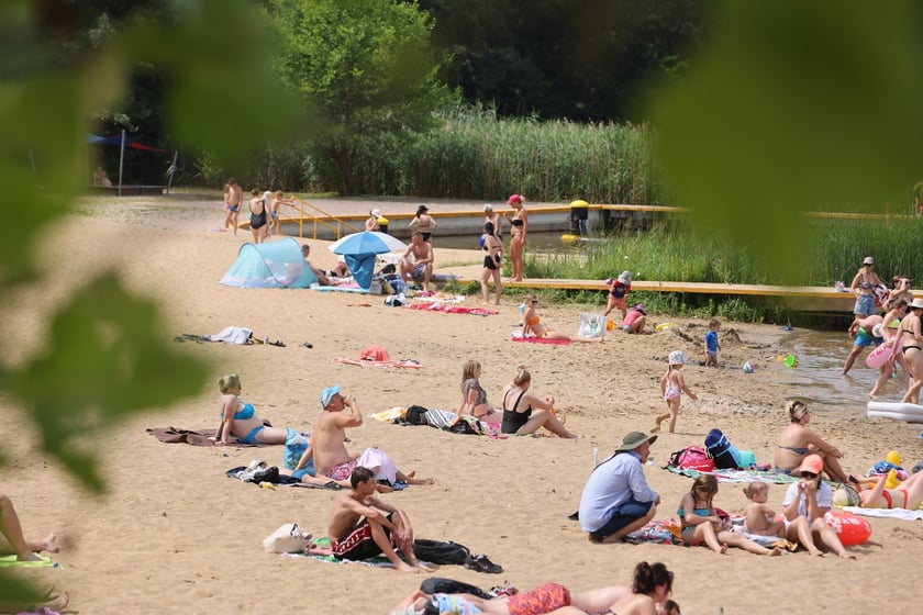 Wrocławianie na kąpielisku Morskie Oko, 30 czerwca 2024