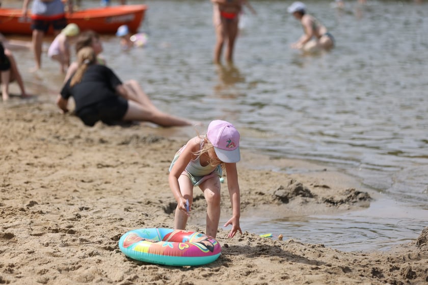 Wrocławianie na kąpielisku Morskie Oko, 30 czerwca 2024
