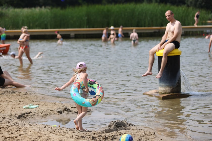 Wrocławianie na kąpielisku Morskie Oko, 30 czerwca 2024