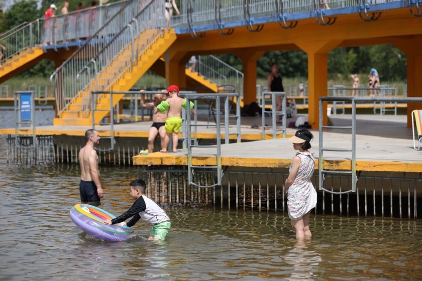 Wrocławianie na kąpielisku Morskie Oko, 30 czerwca 2024