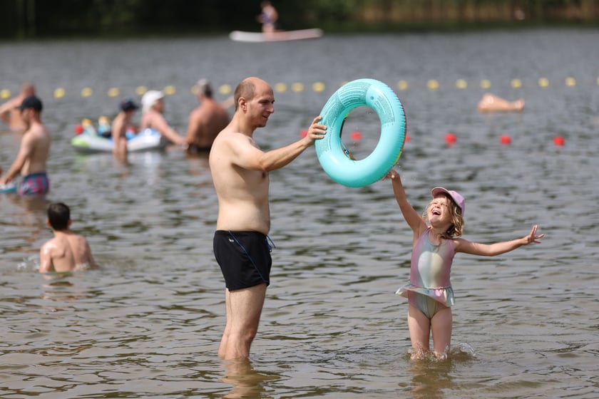 Wrocławianie na kąpielisku Morskie Oko, 30 czerwca 2024
