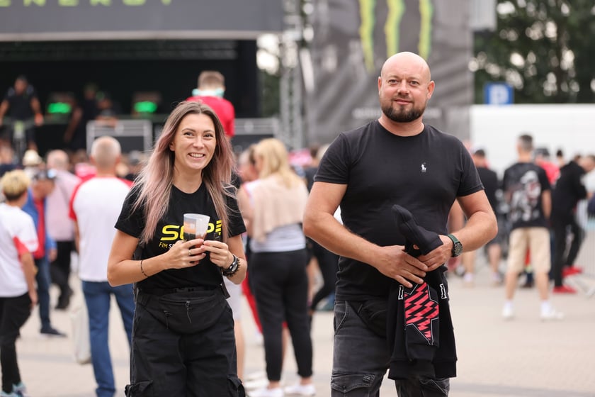 Żużel na Olimpijskim. Na zdjęciu kibice