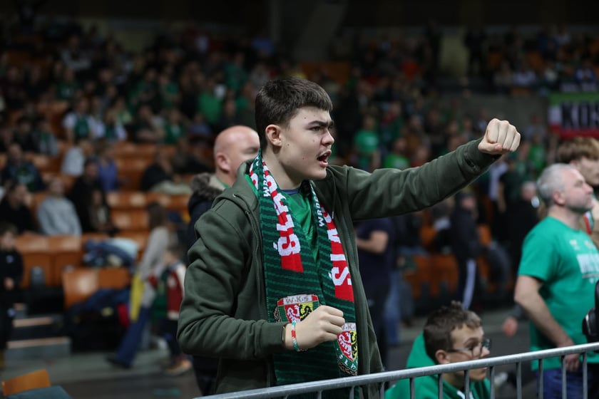 Meczu koszykówki w Hali Stulecia: Śląsk Wrocław - Legia Warszawa