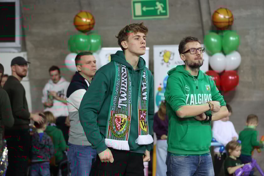 Meczu koszykówki w Hali Stulecia: Śląsk Wrocław - Legia Warszawa