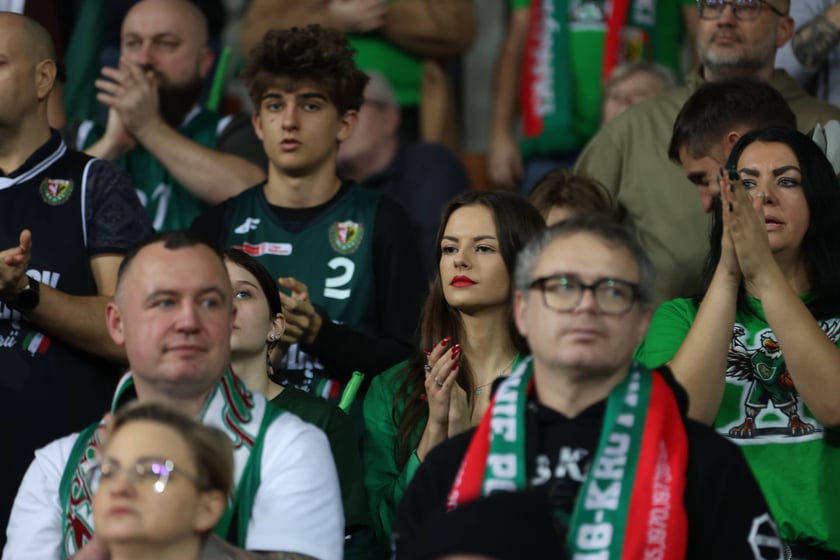Meczu koszykówki w Hali Stulecia: Śląsk Wrocław - Legia Warszawa