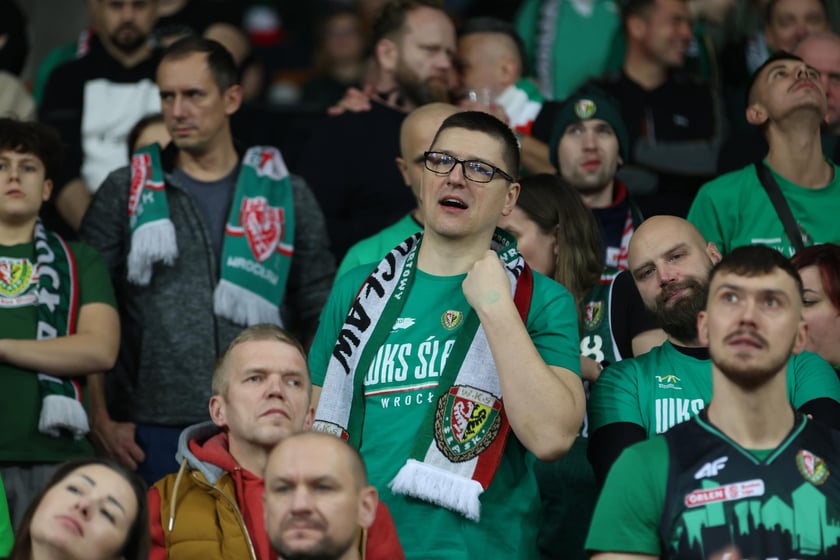 Meczu koszykówki w Hali Stulecia: Śląsk Wrocław - Legia Warszawa