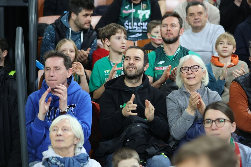 Meczu koszykówki w Hali Stulecia: Śląsk Wrocław - Legia Warszawa