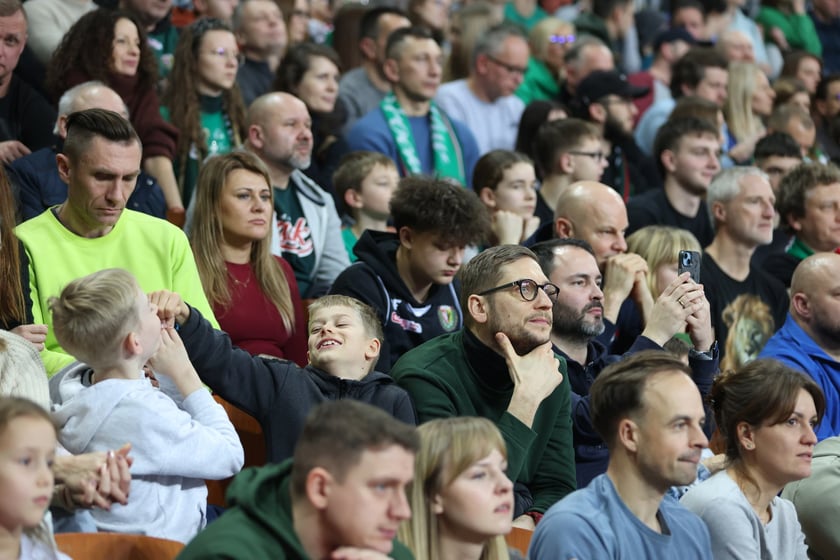 Meczu koszykówki w Hali Stulecia: Śląsk Wrocław - Legia Warszawa