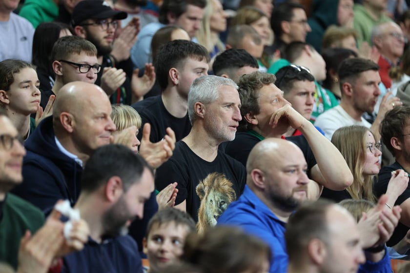 Meczu koszykówki w Hali Stulecia: Śląsk Wrocław - Legia Warszawa