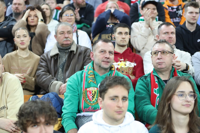Meczu koszykówki w Hali Stulecia: Śląsk Wrocław - Legia Warszawa