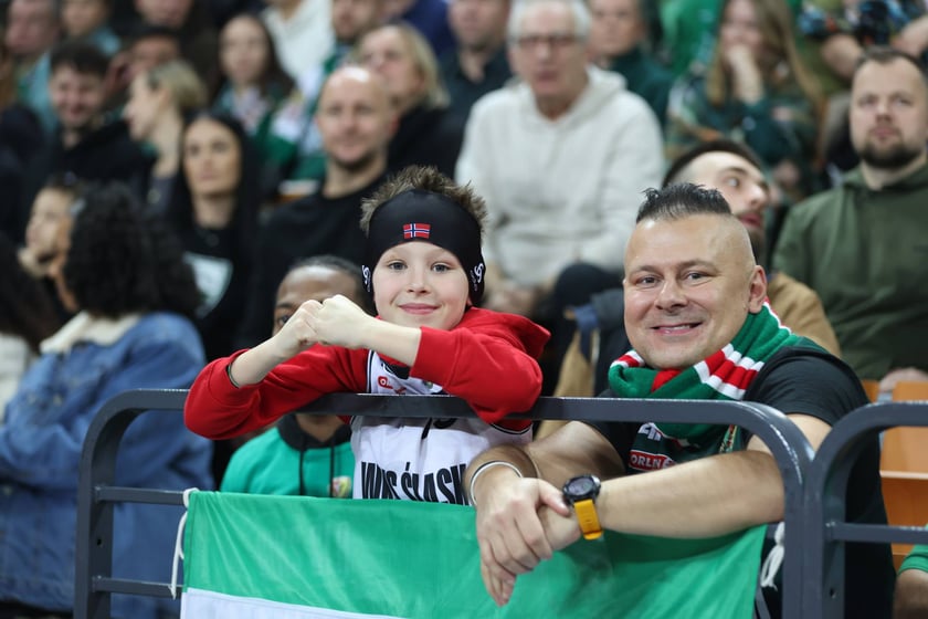 Meczu koszykówki w Hali Stulecia: Śląsk Wrocław - Legia Warszawa