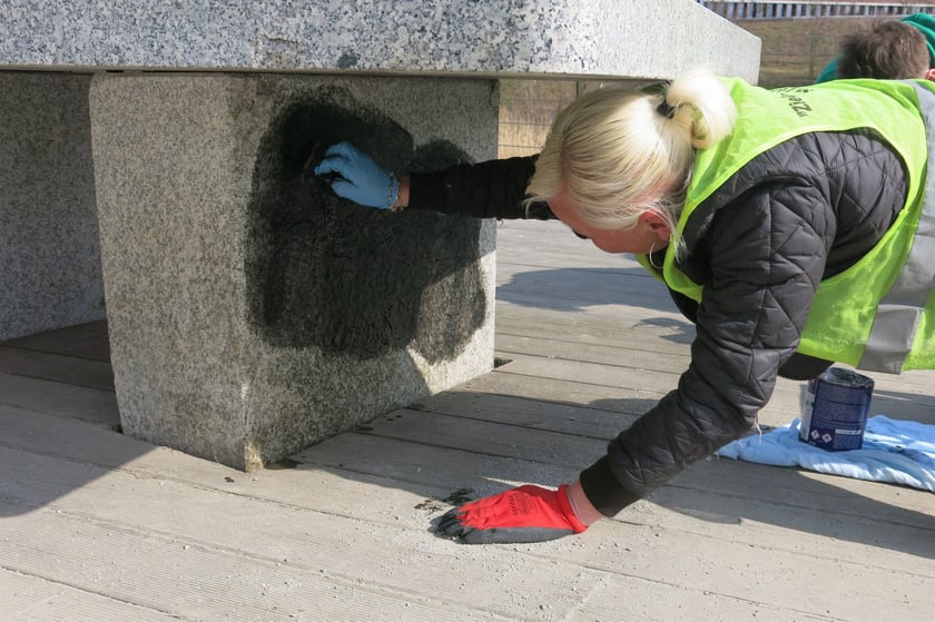 Wiosenne sprzątanie Wrocławia: mycie wiat, ulic, ciągów pieszo-rowerowych, usuwanie graffiti, dbanie o zieleń