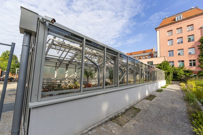Nowe szklarnie w Ogrodzie Botanicznym