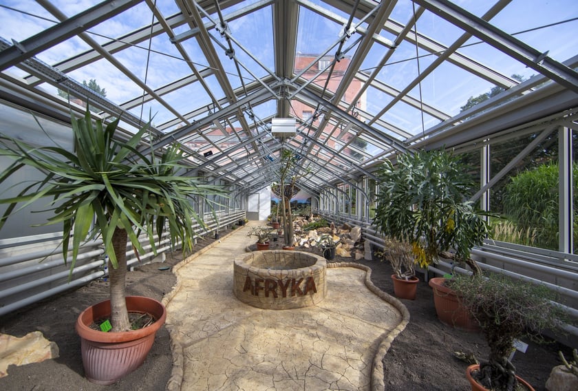 Nowe szklarnie w Ogrodzie Botanicznym